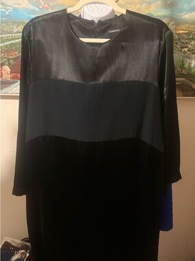 NWT Emporio Armani Mixed-Media Dress - IT 48 (US 12)